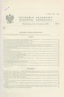 Dziennik Urzędowy Województwa Skierniewickiego. 1992, nr 8 (17 kwietnia)