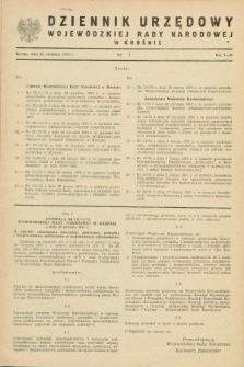 Dziennik Urzędowy Wojewódzkiej Rady Narodowej w Krośnie. 1976, nr 3 (15 kwietnia)