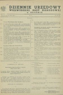 Dziennik Urzędowy Wojewódzkiej Rady Narodowej w Krośnie. 1983, nr 4 (20 maja)