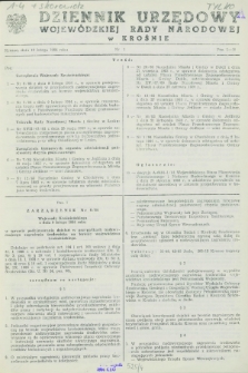 Dziennik Urzędowy Wojewódzkiej Rady Narodowej w Krośnie. 1984, nr 1 (10 lutego)