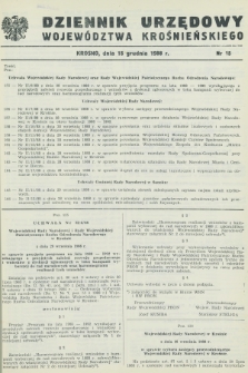 Dziennik Urzędowy Województwa Krośnieńskiego. 1988, nr 15 (15 grudnia)