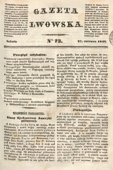 Gazeta Lwowska. 1846, nr 73
