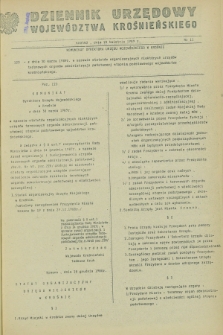 Dziennik Urzędowy Województwa Krośnieńskiego. 1989, nr 11 (20 kwietnia)