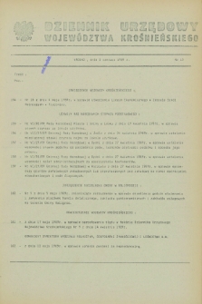Dziennik Urzędowy Województwa Krośnieńskiego. 1989, nr 15 (2 czerwca)