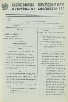 Dziennik Urzędowy Województwa Krośnieńskiego. 1990, nr 6 (6 marca)