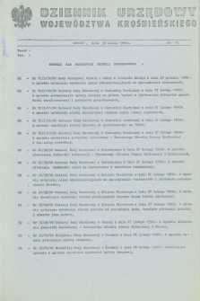 Dziennik Urzędowy Województwa Krośnieńskiego. 1990, nr 10 (30 marca)