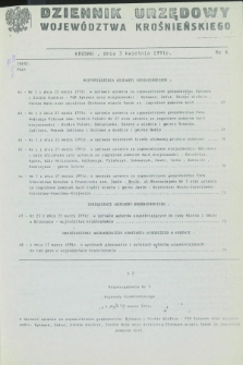 Dziennik Urzędowy Województwa Krośnieńskiego. 1991, nr 4 (3 kwietnia)