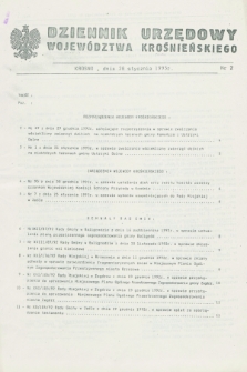 Dziennik Urzędowy Województwa Krośnieńskiego. 1993, nr 2 (28 stycznia)