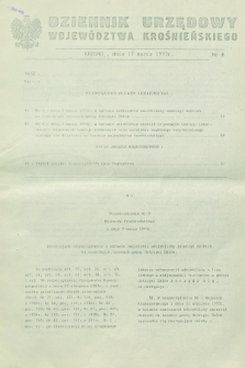 Dziennik Urzędowy Województwa Krośnieńskiego. 1993, nr 6 (17 marca)