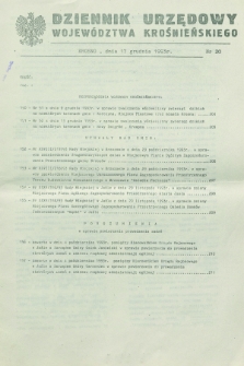 Dziennik Urzędowy Województwa Krośnieńskiego. 1993, nr 20 (17 grudnia)