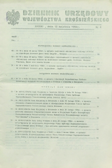 Dziennik Urzędowy Województwa Krośnieńskiego. 1994, nr 6 (13 kwietnia)