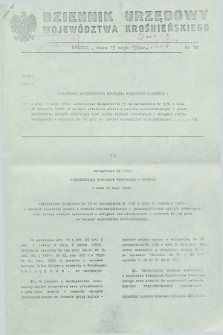 Dziennik Urzędowy Województwa Krośnieńskiego. 1994, nr 10 (15 maja)