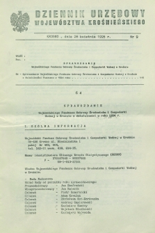 Dziennik Urzędowy Województwa Krośnieńskiego. 1995, nr 9 (28 kwietnia)