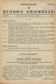 Rzeszowski Dziennik Wojewódzki. R.3, nr 8 (9 grudnia 1946)