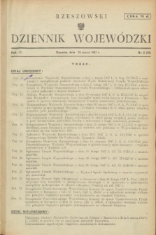 Rzeszowski Dziennik Wojewódzki. R.4, nr 2 (28 marca 1947) = nr 10