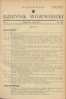 Rzeszowski Dziennik Wojewódzki. R.4, nr 4 (31 maja 1947) = nr 12