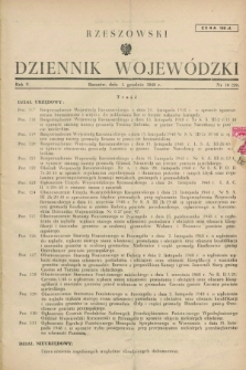 Rzeszowski Dziennik Wojewódzki. R.5, nr 10 (1 grudnia 1948) = nr 29