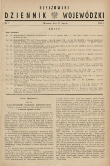 Rzeszowski Dziennik Wojewódzki. 1949, nr 3 (15 lutego)