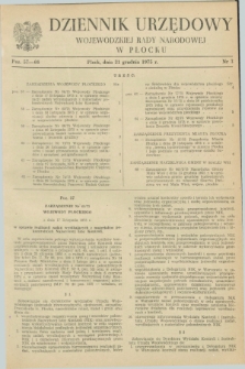 Dziennik Urzędowy Wojewódzkiej Rady Narodowej w Płocku. 1975, nr 3 (31 grudnia)