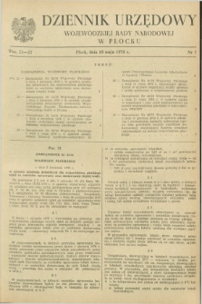 Dziennik Urzędowy Wojewódzkiej Rady Narodowej w Płocku. 1976, nr 3 (18 maja)