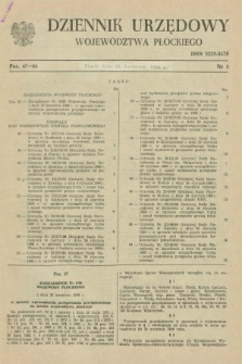 Dziennik Urzędowy Województwa Płockiego. 1986, nr 3 (28 kwietnia)