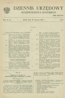 Dziennik Urzędowy Województwa Płockiego. 1988, nr 8 (30 czerwca)