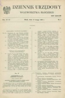 Dziennik Urzędowy Województwa Płockiego. 1989, nr 2 (14 lutego)