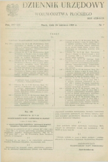 Dziennik Urzędowy Województwa Płockiego. 1989, nr 7 (26 czerwca)