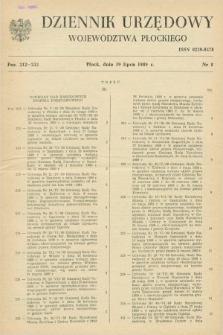 Dziennik Urzędowy Województwa Płockiego. 1989, nr 8 (19 lipca)