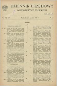 Dziennik Urzędowy Województwa Płockiego. 1989, nr 15 (4 grudnia)