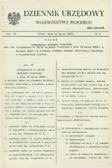 Dziennik Urzędowy Województwa Płockiego. 1990, nr 4 (16 marca)