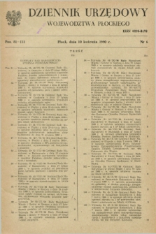 Dziennik Urzędowy Województwa Płockiego. 1990, nr 6 (10 kwietnia)