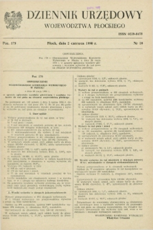 Dziennik Urzędowy Województwa Płockiego. 1990, nr 10 (2 czerwca)