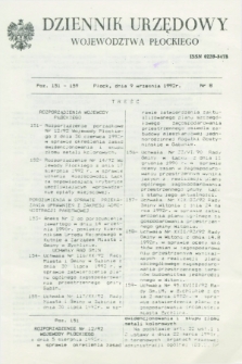 Dziennik Urzędowy Województwa Płockiego. 1992, nr 8 (9 września)