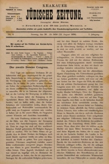 Krakauer Jüdische Zeitung. 1898, nr 8