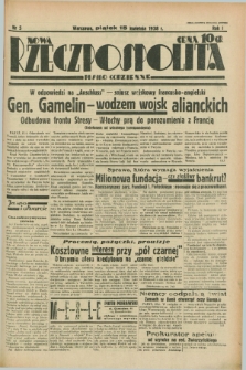 Nowa Rzeczpospolita : pismo codzienne. R.1, nr 5 (15 kwietnia 1938)