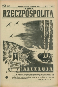 Nowa Rzeczpospolita. R.1, nr 6 (16 kwietnia 1938)