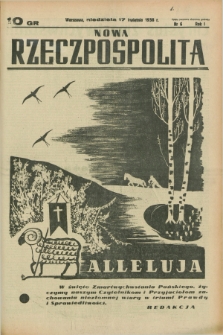 Nowa Rzeczpospolita. R.1, nr 6 (17 kwietnia 1938)