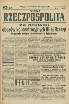 Nowa Rzeczpospolita. R.1, nr 8 (21 kwietnia 1938)