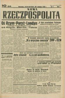 Nowa Rzeczpospolita. R.1, nr 9 (21 kwietnia 1938)
