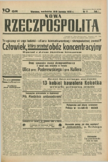 Nowa Rzeczpospolita. R.1, nr 11 (23 kwietnia 1938)