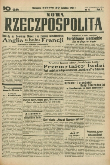 Nowa Rzeczpospolita. R.1, nr 17 (30 kwietnia 1938)