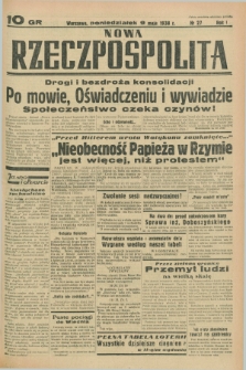 Nowa Rzeczpospolita. R.1, nr 27 (9 maja 1938)