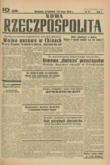 Nowa Rzeczpospolita. R.1, nr 31 (13 maja 1938)