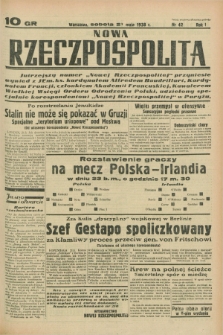 Nowa Rzeczpospolita. R.1, nr 42 (21 maja 1938)
