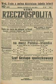 Nowa Rzeczpospolita. R.1, nr 42 (21 maja 1938) wyd. II