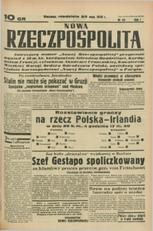 Nowa Rzeczpospolita. R.1, nr 42 (22 maja 1938)