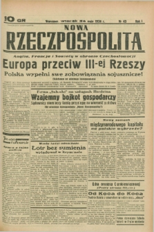 Nowa Rzeczpospolita. R.1, nr 45 (24 maja 1938)