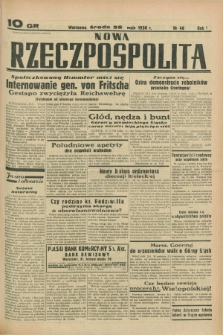 Nowa Rzeczpospolita. R.1, nr 46 (25 maja 1938)