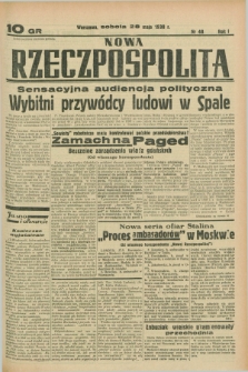 Nowa Rzeczpospolita. R.1, nr 48 (28 maja 1938)